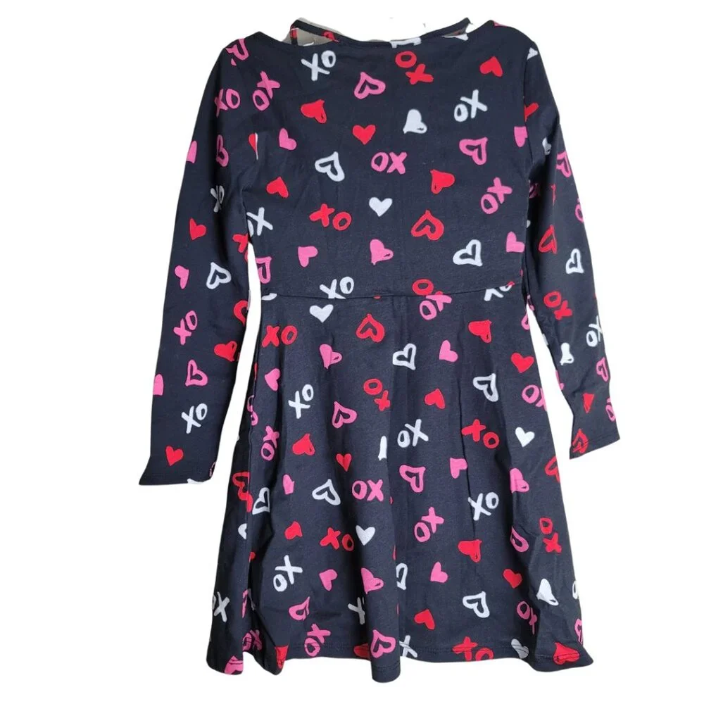 The Children's Place Heart Pattern Flowy Dresses Bundle Size 5/6